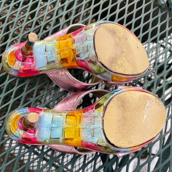 Rainbow Purple Heels Selina by Summer Rio - Picture 4 of 4